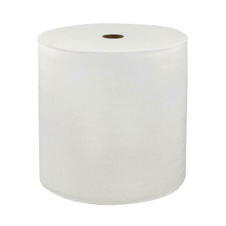 SOLARIS PAPER 46898 PEC 7 x 850 in. White Livi Hard Wound Roll Towel, 6PK 46898  (PEC)